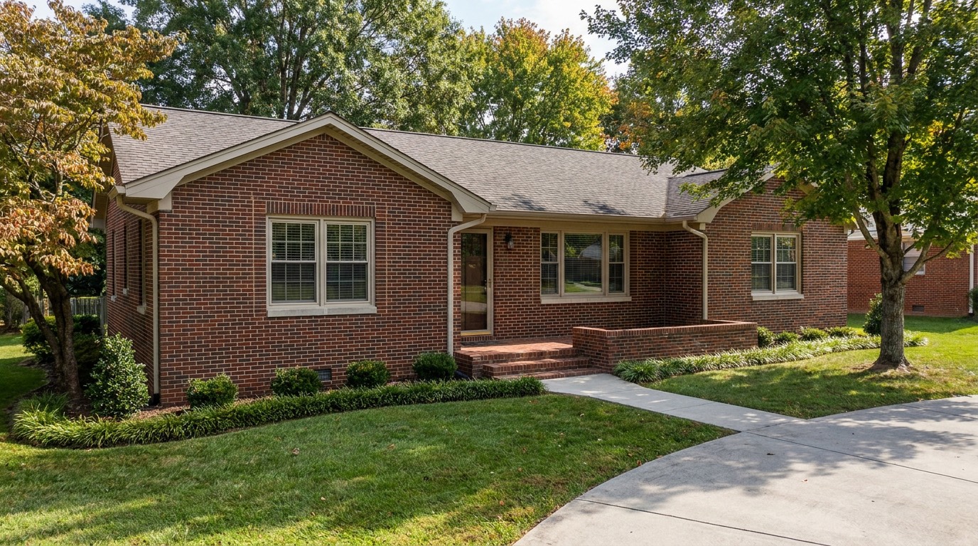 Finished masonry exterior in Murfreesboro